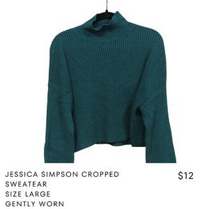Jessica Simpson Cropped Knitted Sweater